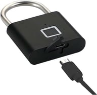 Miniatyrbilde 3 av Solid svart SCX.design T11 Smart Fingeravtrykk Hengelås