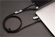 Miniatyrbilde 7 av Pistolmetall SCX.design C53 100 W RPET 5-i-1 Ladekabel