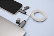 Miniatyrbilde 7 av Grå SCX.design SCX.design C58 60 W magnetisk flat ladekabel