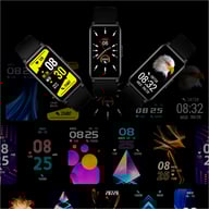 Miniatyrbilde 7 av Solid svart Prixton AT806 Multisportsmartbånd med GPS