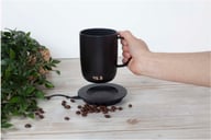 Miniatyrbilde 6 av Solid svart Prixton Tempo 300 ml Smartkrus med Batteri Termokopp