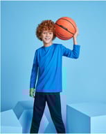 Miniatyrbilde 3 av Grå Roly Estoril Langermet Teknisk T-skjorte Barn