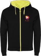 Miniatyrbilde 2 av Kongeblå/Fluorgul Roly Fuji Unisex Collegejakke Collegejakke