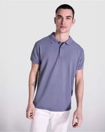 Miniatyrbilde 6 av Grå Roly Cobain Vasket Finish Poloskjorte