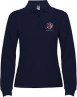 Miniatyrbilde 2 av Garnet rød Roly Estrella Langermet Poloskjorte Dame