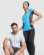 Miniatyrbilde 4 av Fluor oransje/Solid svart Roly Shanghai Teknisk T-skjorte Dame