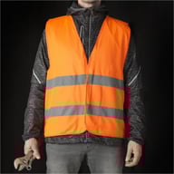Miniatyrbilde 3 av Neongul RFX See-me XL Kl 2 Refleksvest