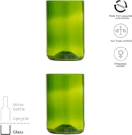 Miniatyrbilde 1 av Grønn Originalhome 280 ml Sett med 2 glass