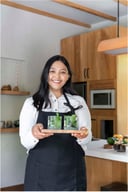 Miniatyrbilde 3 av Grønn Originalhome Resirkulert Forkle