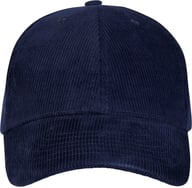 Miniatyrbilde 1 av Marineblå Elevate Houston Resirkulert Kordfløyel Caps