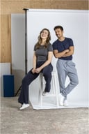 Miniatyrbilde 5 av Hvit Elevate Azurite økologisk t-skjorte herre