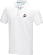 Miniatyrbilde 4 av Hvit Elevate Graphite økologisk polo herre