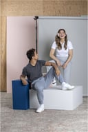 Miniatyrbilde 6 av Hvit Elevate Graphite økologisk polo dame