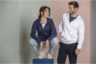 Miniatyrbilde 6 av Hvit Elevate Ruby organisk resirkulert hettejakke herre