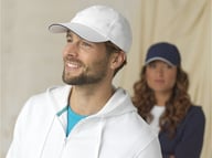 Miniatyrbilde 4 av Hvit Elevate Morion 6-panels resirkulert GRS-sandwichcap