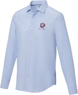 Miniatyrbilde 4 av Lys blå Elevate Cuprite langermet økologisk skjorte for herre