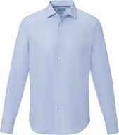 Miniatyrbilde 1 av Lys blå Elevate Cuprite langermet økologisk skjorte for herre