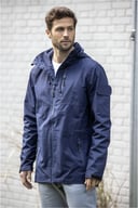 Miniatyrbilde 5 av Marineblå Elevate Kai GRS resirkulert sirkulær lett jakke unisex