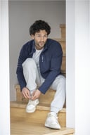 Miniatyrbilde 4 av Hvit Elevate Amber GRS resirkulert fleecejakke herre