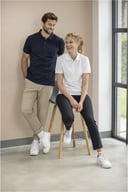 Miniatyrbilde 3 av Havregryn Elevate Emerald kortermet unisex Aware™ resirkulert polo