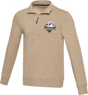 Miniatyrbilde 4 av Havregryn Elevate Tin unisex Aware™ resirkulert genser med kort glidelås