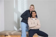 Miniatyrbilde 6 av Havregryn Elevate Tin unisex Aware™ resirkulert genser med kort glidelås