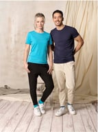 Miniatyrbilde 4 av Blå Elevate Balfour T-skjorte i organisk bomull til herre