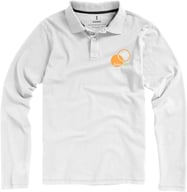 Miniatyrbilde 4 av Grå melert Elevate Oakville Langermet  Poloskjorte