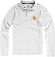 Miniatyrbilde 5 av Grå melert Elevate Oakville Langermet  Poloskjorte