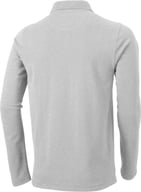 Miniatyrbilde 1 av Grå melert Elevate Oakville Langermet  Poloskjorte