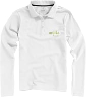 Miniatyrbilde 5 av Grå melert Elevate Oakville langermet polo dame