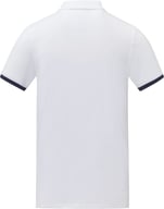 Miniatyrbilde 2 av Hvit Elevate Morgan kortermet polo med kontrastfarge herre