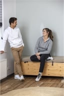 Miniatyrbilde 6 av Blå Elevate Theron hettejakke med glidelås til herre