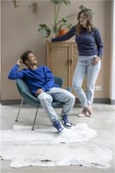 Miniatyrbilde 6 av Lynggrå Elevate Zenon collegegenser til dame