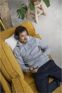 Miniatyrbilde 6 av Blå Elevate Charon hettegenser for herre