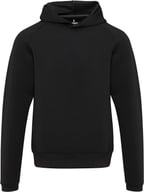 Miniatyrbilde 1 av Solid svart Elevate Danali unisex interlock trenings hettegenser