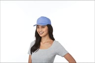 Miniatyrbilde 4 av Marineblå Elevate Ceto Sandwich Bomull Caps