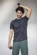 Miniatyrbilde 5 av Blå Elevate Kratos kortermet cool fit t-skjorte til herre