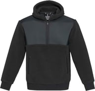 Miniatyrbilde 1 av Solid svart Elevate Evans unisex resirkulert sherpa fleecejakke