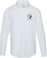 Miniatyrbilde 4 av Hvit Elevate Carnelian poplinskjorte for herre