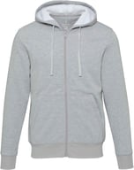 Miniatyrbilde 1 av Lynggrå Elevate Natron sherpahettegenser med hel glidelås