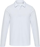 Miniatyrbilde 1 av Hvit Elevate Apollo langermet unisex poloskjorte