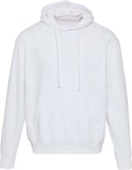 Miniatyrbilde 1 av Hvit Elevate Boris Økologisk Bomull Oversized  Hettegenser