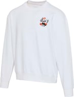 Miniatyrbilde 4 av Hvit Elevate Boris Økologisk Bomull Oversized Collegegenser