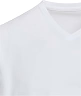 Miniatyrbilde 3 av Hvit Elevate Balfour 200 g/m² kortermet OCS organisk unisex t-skjorte med v-hals