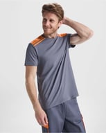 Miniatyrbilde 5 av Bly/Oransje Roly WRK Expedition 160 g/m2 kortermet t-skjorte til herre