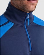 Miniatyrbilde 3 av Bly/Oransje Roly WRK Maverick 280 g/m2 half zip herregenser