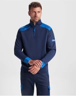 Miniatyrbilde 5 av Bly/Oransje Roly WRK Maverick 280 g/m2 half zip herregenser