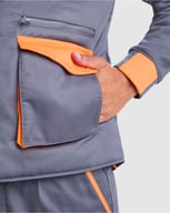 Miniatyrbilde 2 av Bly/Oransje Roly WRK Armada arbeidsvest med flere lommer