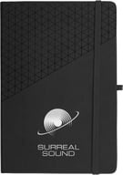 Miniatyrbilde 5 av Solid svart Marksman Theta A5 Linjert Notatbok